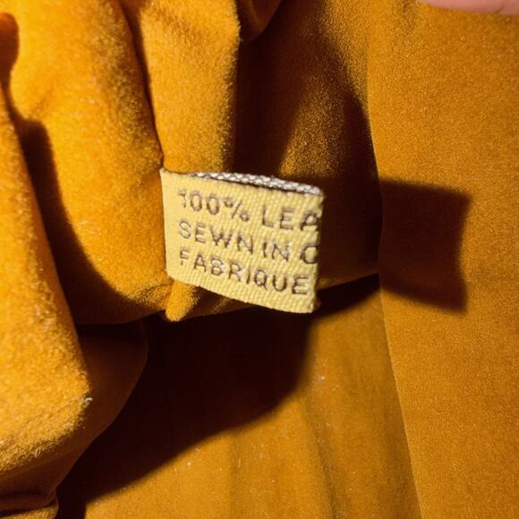 Patricia Nash Rora Frame Satchel Bag Brown Suede Leather Tan Flower Appliqué - Picture 10 of 10